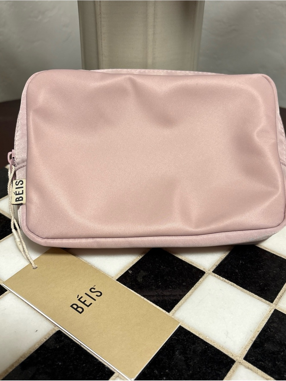 BEIS Atlas Pink Travel Belt Bag Pouch